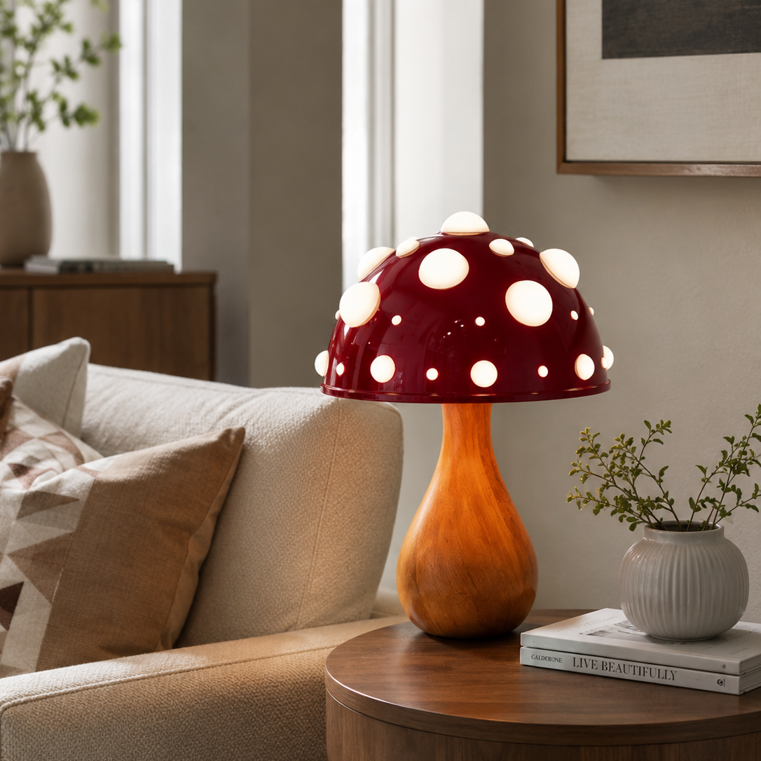 Lampe de Table Champignon Design