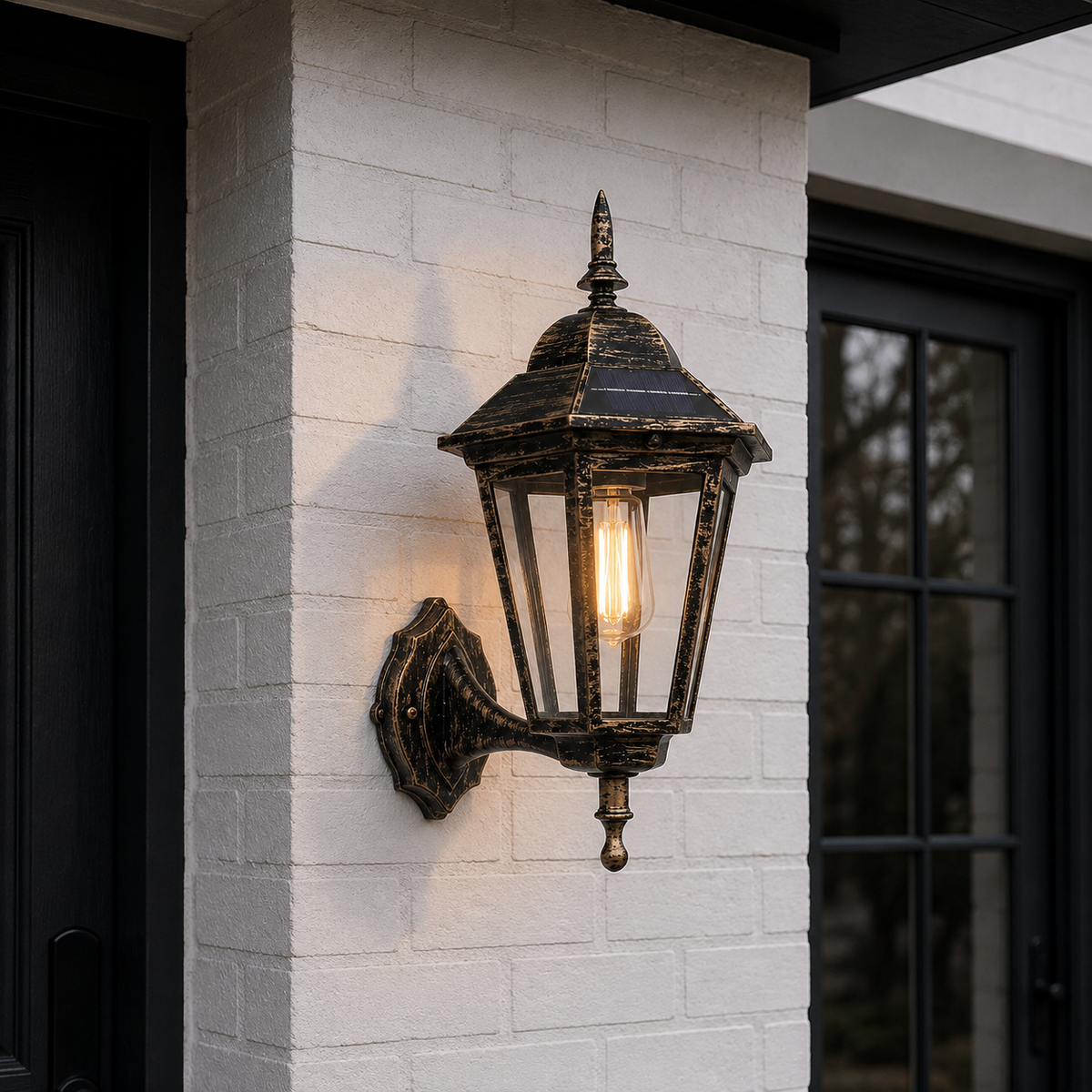 Outdoor Solar Wall Light
