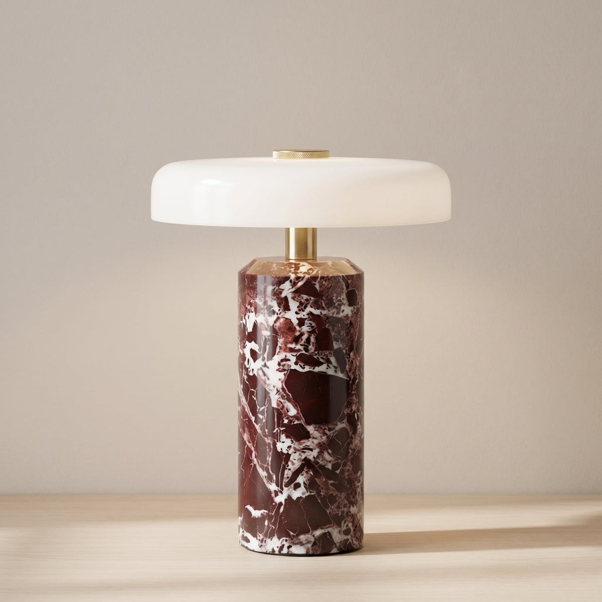 Wireless Marble Glass Table Lamp