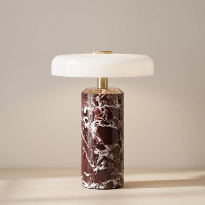 Wireless Marble Glass Table Lamp