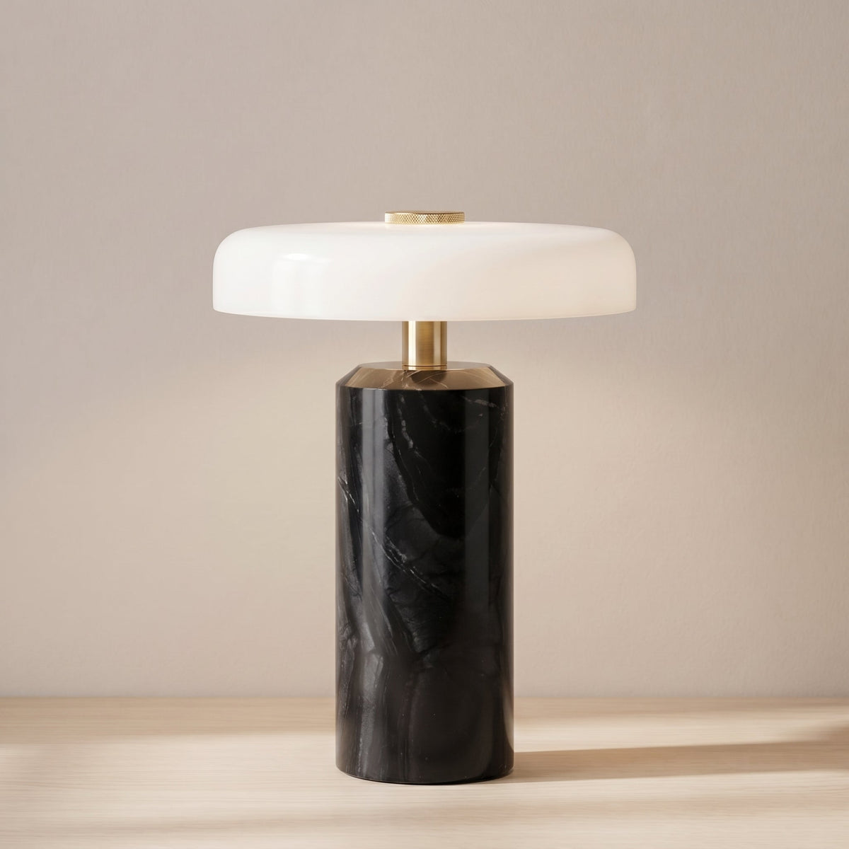 Wireless Marble Glass Table Lamp