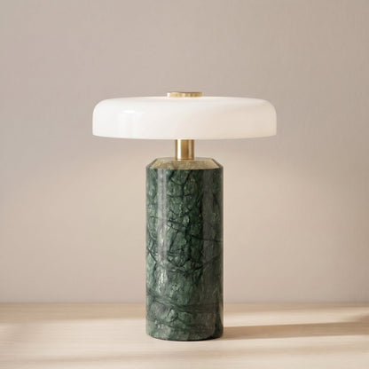 Wireless Marble Glass Table Lamp